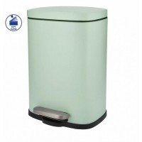 ΧΑΡΤΟΔΟΧΕΙΟ-ΚΑΔΟΣ ΜΠΑΝΙΟΥ 5LT SOFT CLOSE ΠΡΑΣΙΝΟ ΑΝΟΙΧΤΟ ICE GREEN ΜΑΤ AKIRA SPIRELLA